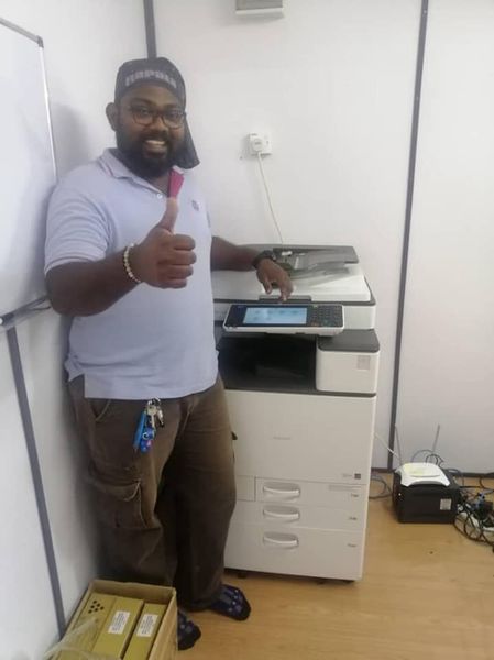 Copier rental service for site office. Thanks bro for your support